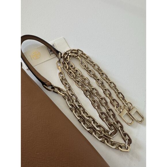 TORY BURCH Robinson Chain Wallet Bag Tiger’s Eye / 211 - Style# 11159021 - NWT - Picture 7 of 9